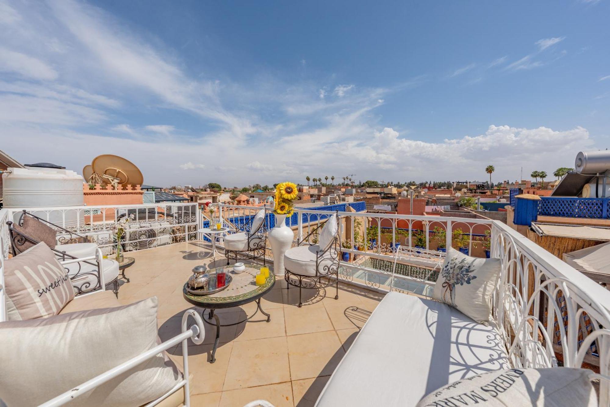 Riad Awinati Location Privatisee ,Piscine Chauffee , Beau Rooftop Marakéš Exteriér fotografie