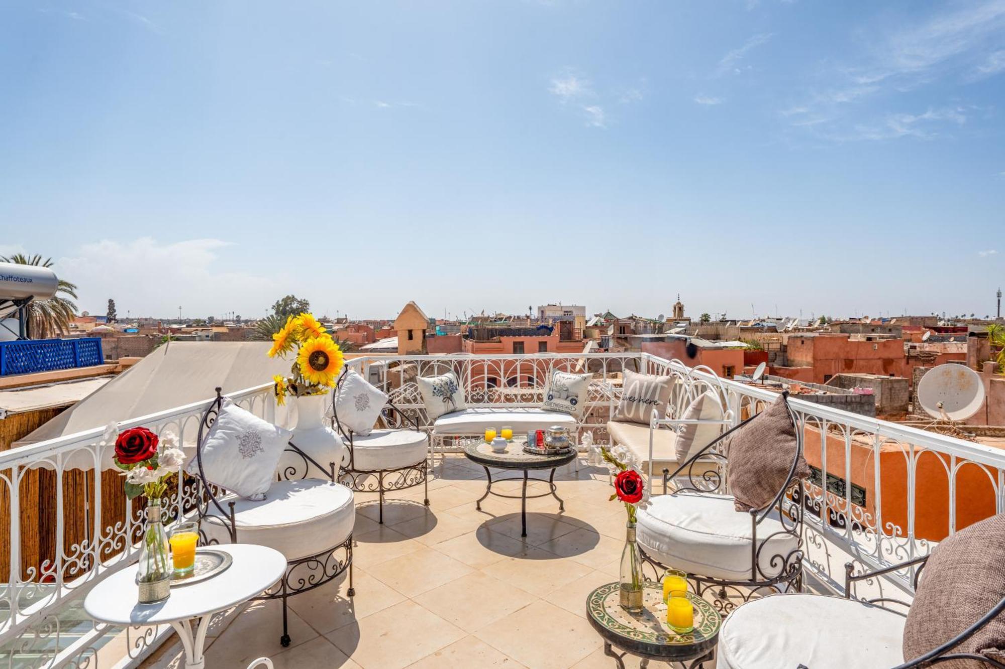 Riad Awinati Location Privatisee ,Piscine Chauffee , Beau Rooftop Marakéš Exteriér fotografie