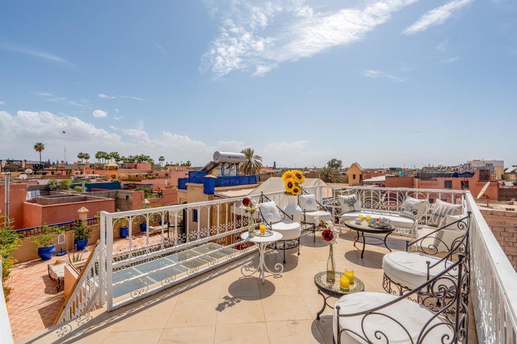 Riad Awinati Location Privatisee ,Piscine Chauffee , Beau Rooftop Marakéš Exteriér fotografie